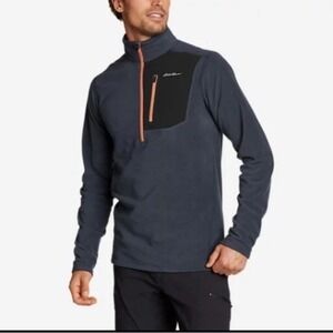 Eddie Bauer Men's Cloud Layer Pro 1/4-Zip Pullover, First Ascent‎ Size XL Tall